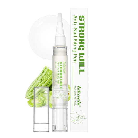 Nail Biting Prevention for Kids & Adults - Anti-Nail Biting Pen, Bitter Tast Nail Polish, 2-in-1 Nail Strengthener & Repair, Thumb Sucking Deterrent（2pack） (2 Packs)