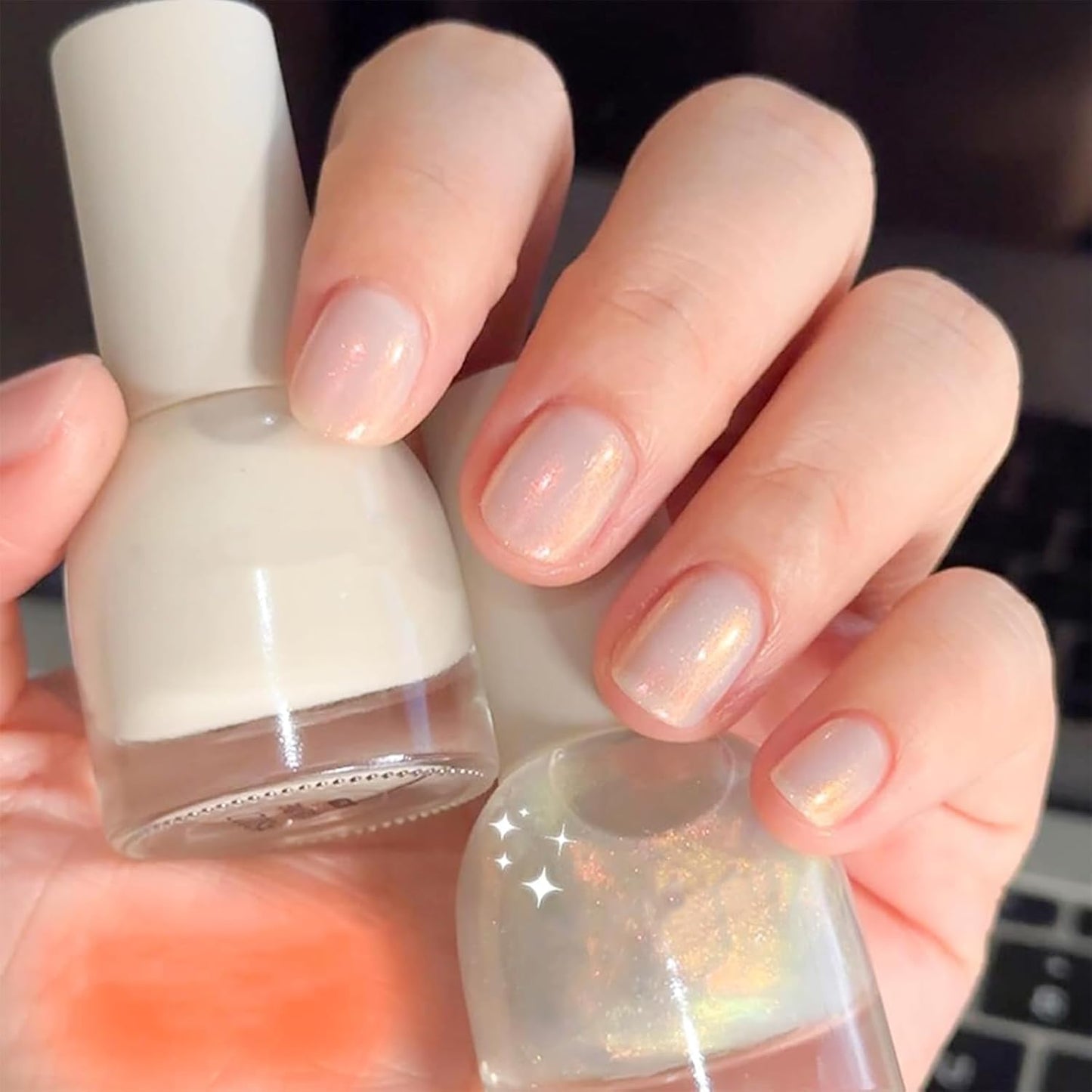 COSMOO Europe Shimmer Nail Polish, 0.41 Fl Oz (Pack of 1)