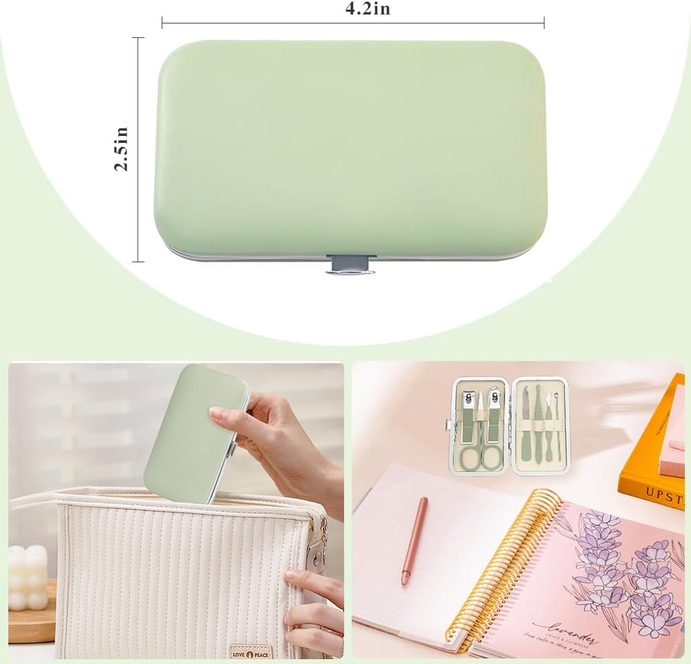 Manicure Set,Nail Fingernail Clippers Set,Halloween Boo Basket Stuffer Thanksgiving Christmas Gifts,Gifts for Men,Travel Nail Care Grooming Kit,Manicure and Pedicure Tools Kit,Stocking Stuffers