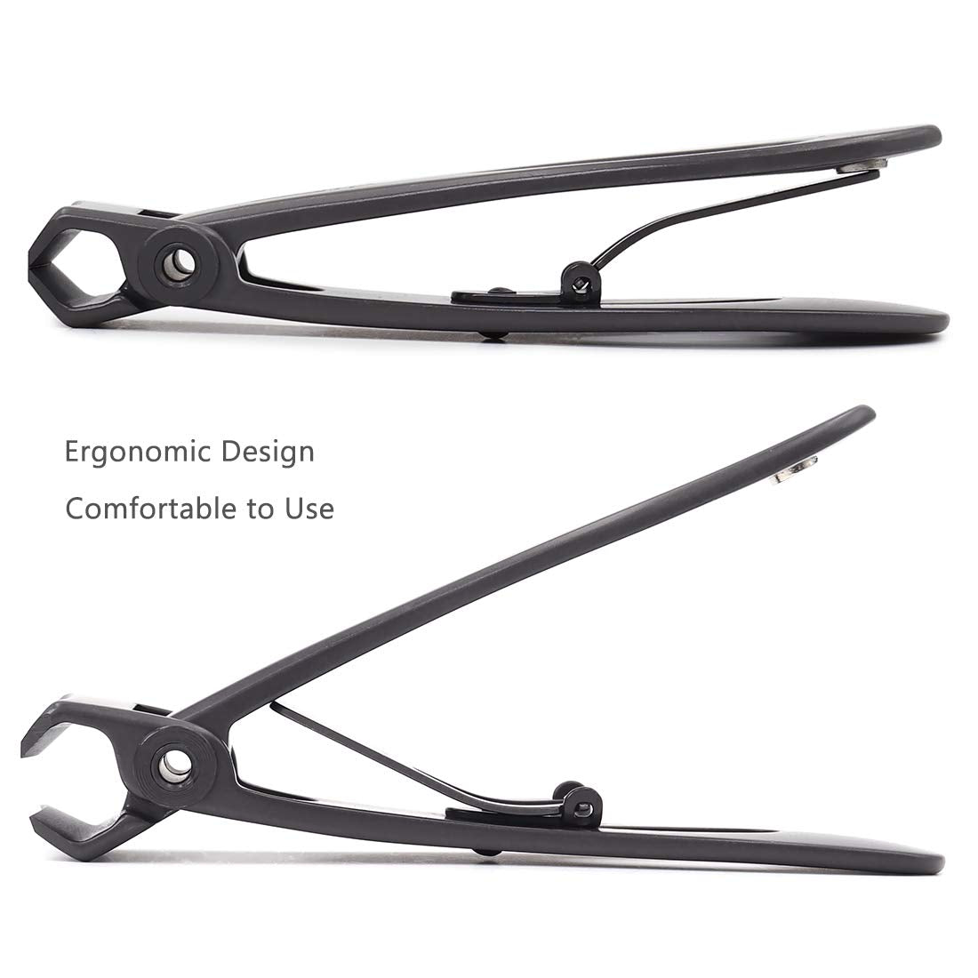 SZQHT Ultra Wide Jaw Opening Toenail Clippers Nail Clippers for Thick Nails Cutter for Ingrown Manicure Set,Pedicure Kit,Men & Women (Gray)