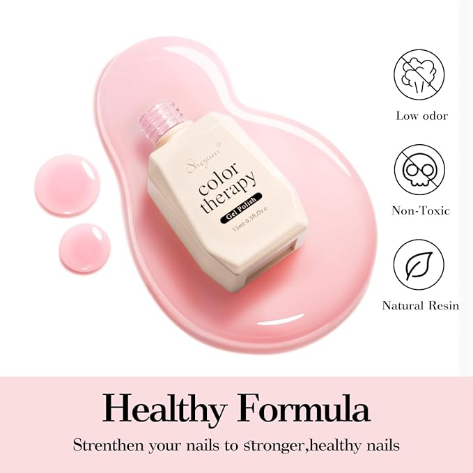 Jelly Sheer Gel Nail Polish, 1 Pcs 15ml Light Purple Nude Gel Polish Color Soak Off UV LED Gel Polish Nail Art Design Manicure Salon DIY Gel X06