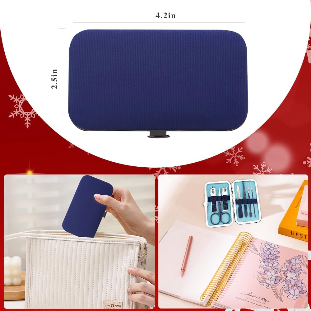 Manicure Kit for Women,Stocking Stuffers,Travel Nail Care Kit for Women,White Elephant Gifts for Adults,Nail Clipper Set for Men,Nail Care Set,Manicure Set Men