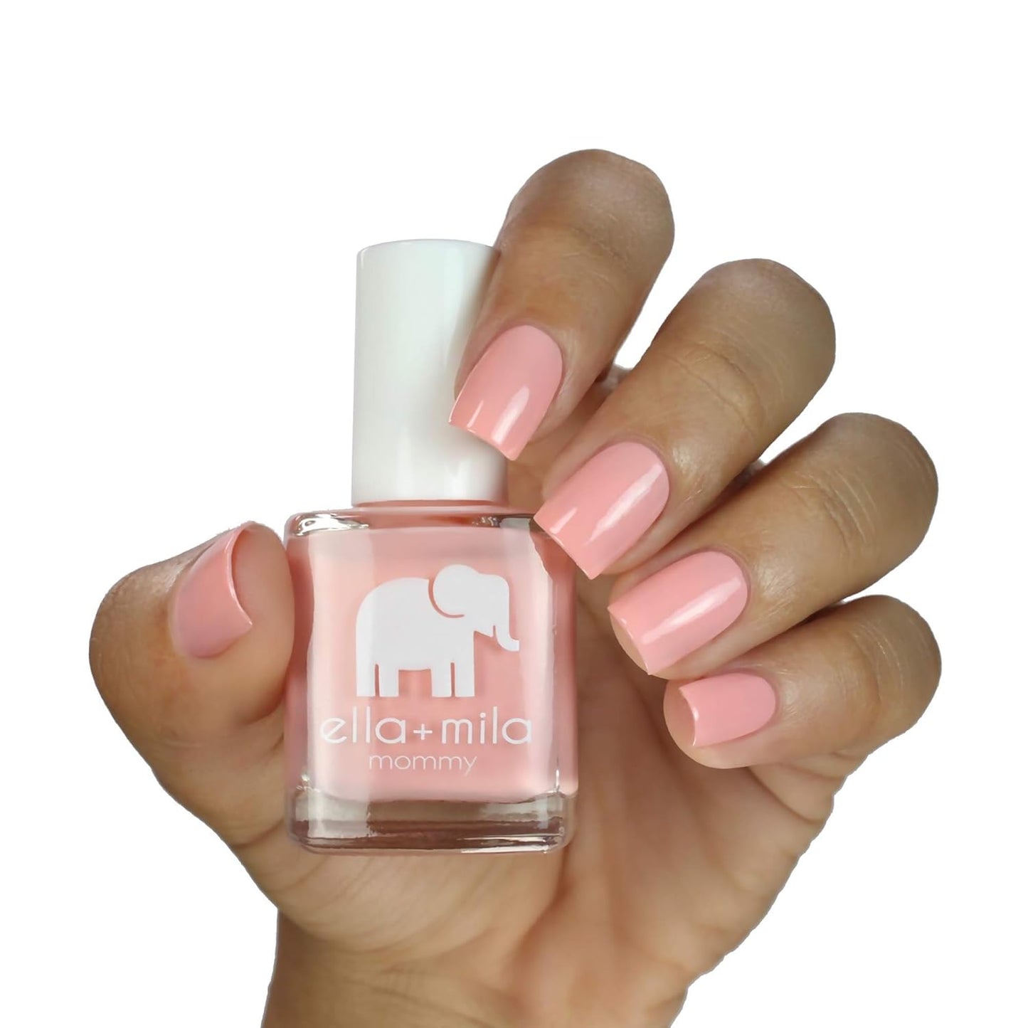 ella+mila Professional, Quick Dry, Long-Lasting & Chip-Resistant Pink Nail Polishes (Tea Rose - 0.45 fl oz)
