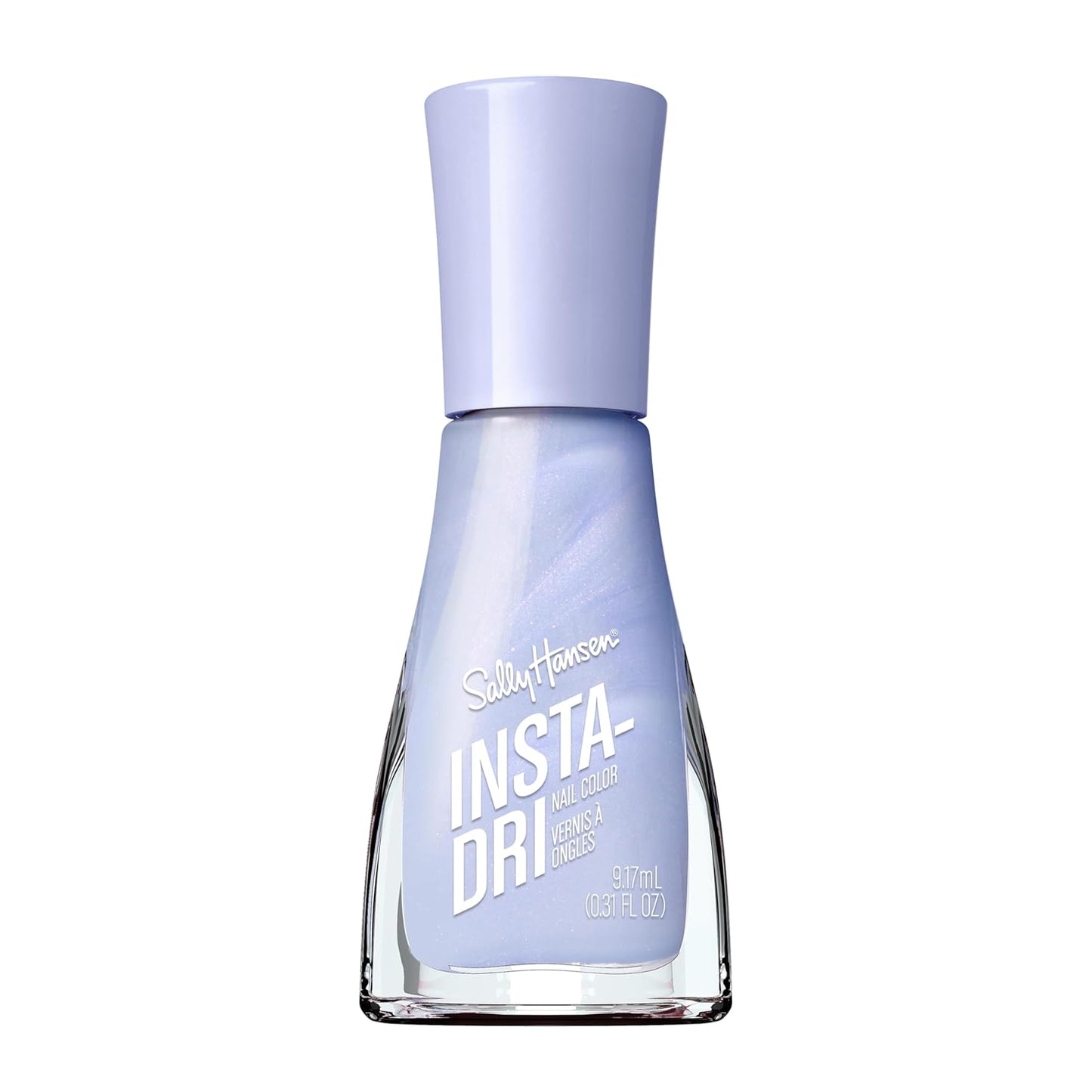 Sally Hansen Insta-Dri Nail Polish | Quick Dry, Long Lasting, Streak-Free Shine | Opaque, Shimmery | 65 Lavish Lilac | Iridescent Lavender Nail Color