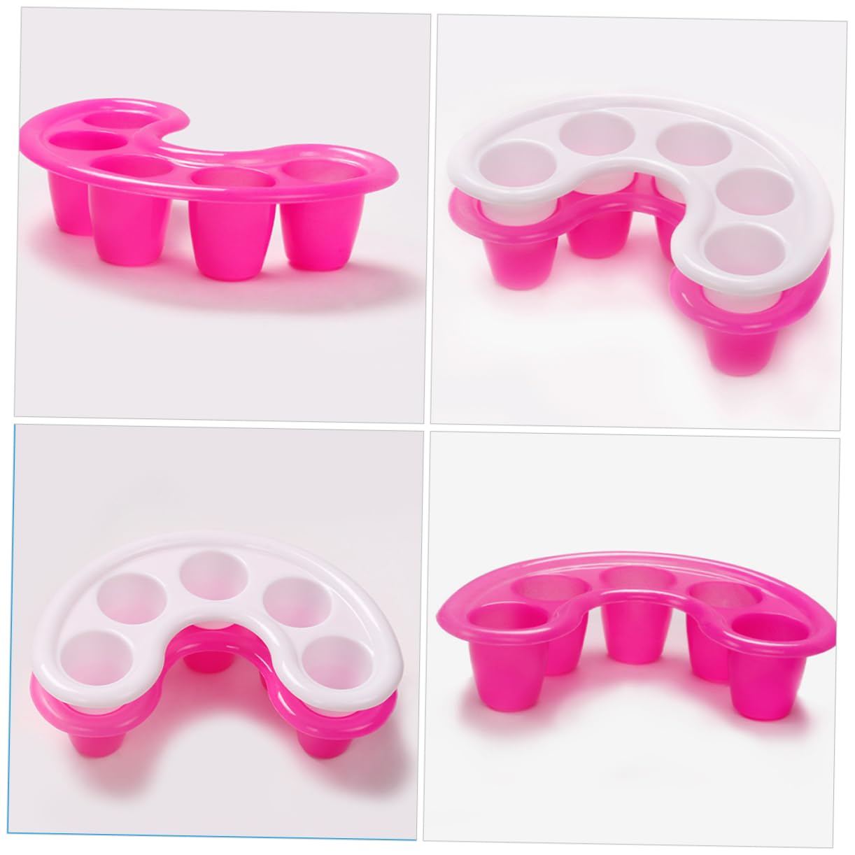 2pcs Hand Soaking Bowl Nail Gel Polish Removal Manicure Tools French Manicure Kit