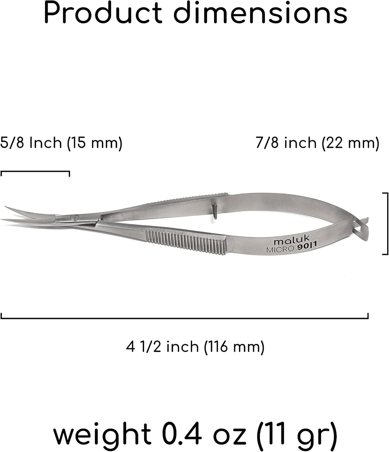 Professional Cuticle Scissors Maluk Micro