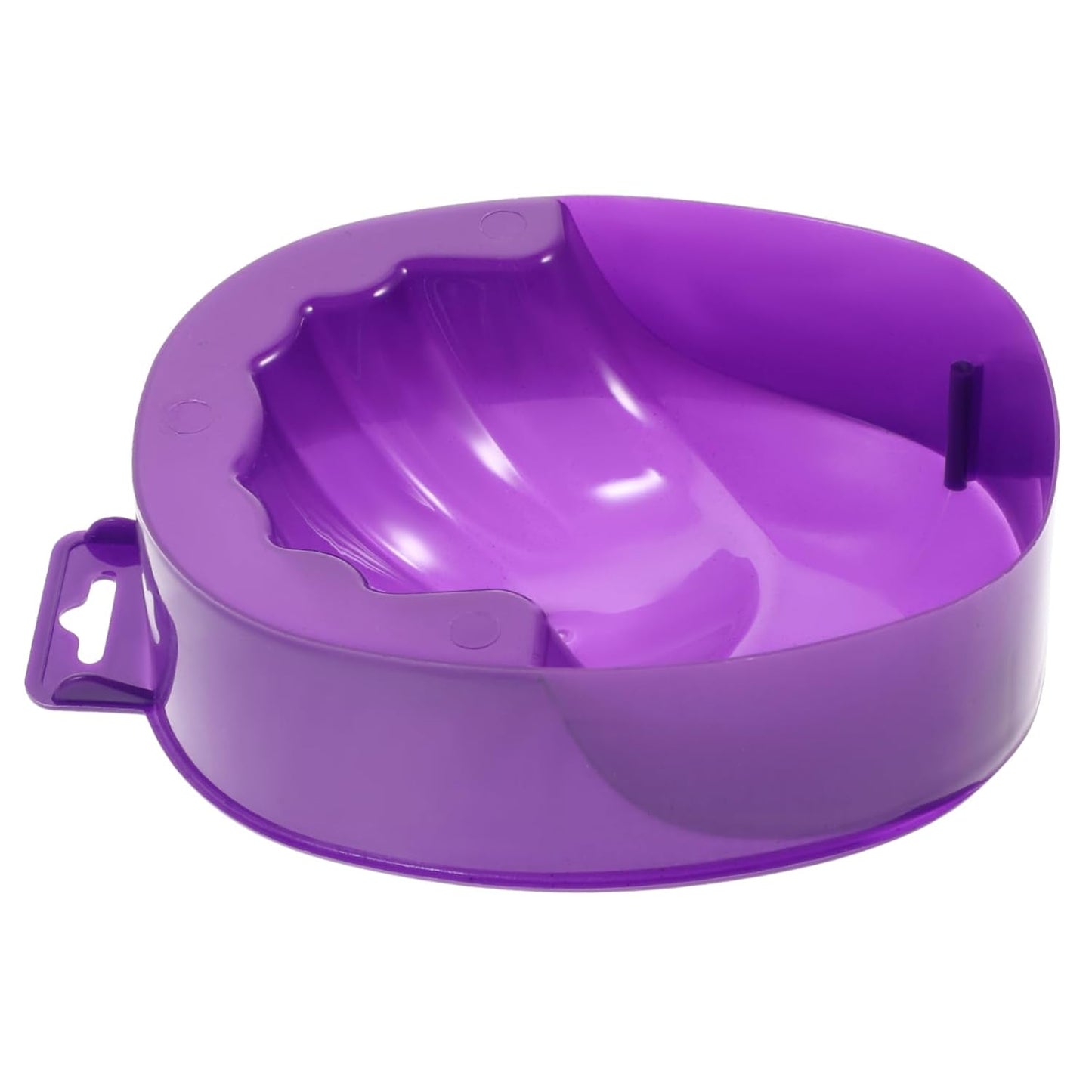 Purple Nail Soaking Bowl Manicure Tools Nail Care Bowl 1pc for Hand Soak and Cuticle Care