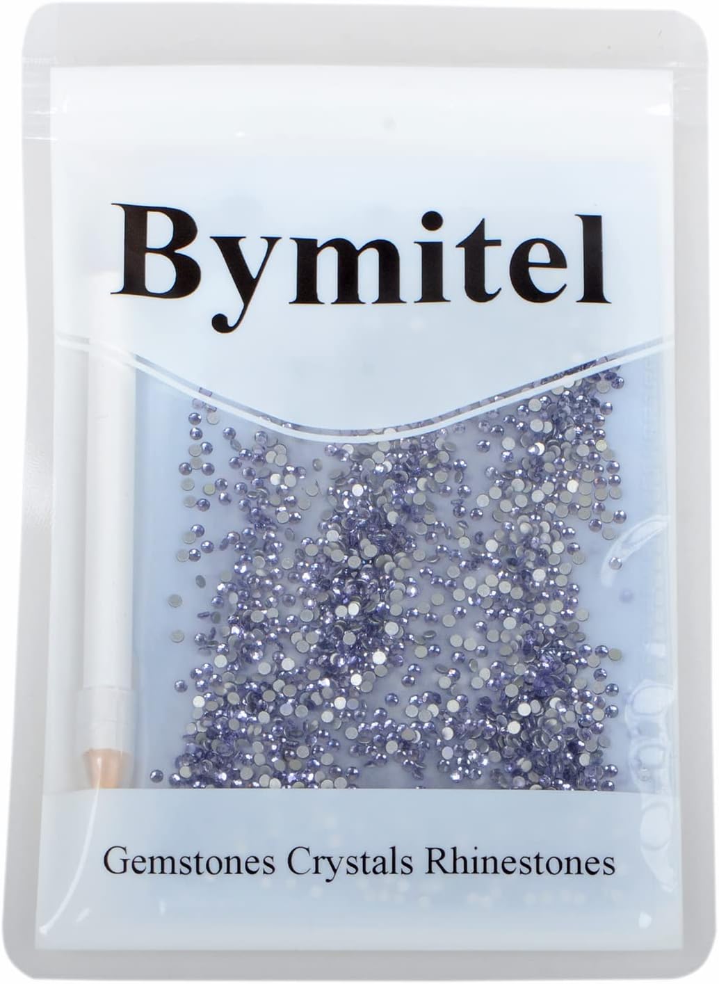 2880PCS Art Nail Rhinestones Non Hotfix Glue Fix Round Crystals Glass Flatback for DIY Jewelry Making with one Picking Pen (ss6 2880pcs, Tazanite)