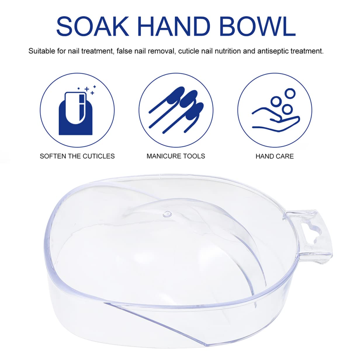 MERRYHAPY 2pcs Manicure Supplies Nail Art Soaking Bowl Set Dip Powder Remover for Nails