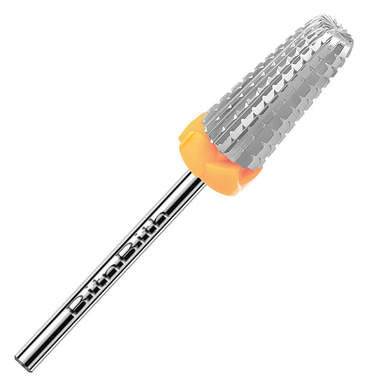 5 in 1 Nail Drill Bits, 3/32”Professional Carbide Drill Bits for Nails Multifunction Bit, Fast Remove Acrylic Hard Gel Cuticle Nail Efile Bit Manicure Pedicure,Two Way Rotate,2XC