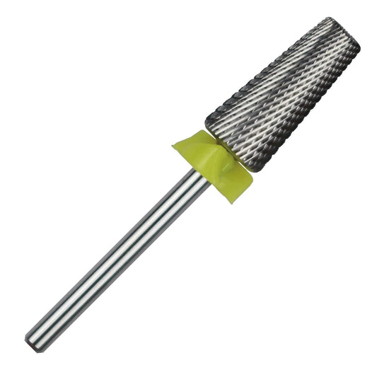 C & I 5 in 1 Multi-Function Tapered Shape Nail Drill, Cross Teeth Edition, Professional Drill Bit for Nail Manicure Machine (Extra Fine - XF)