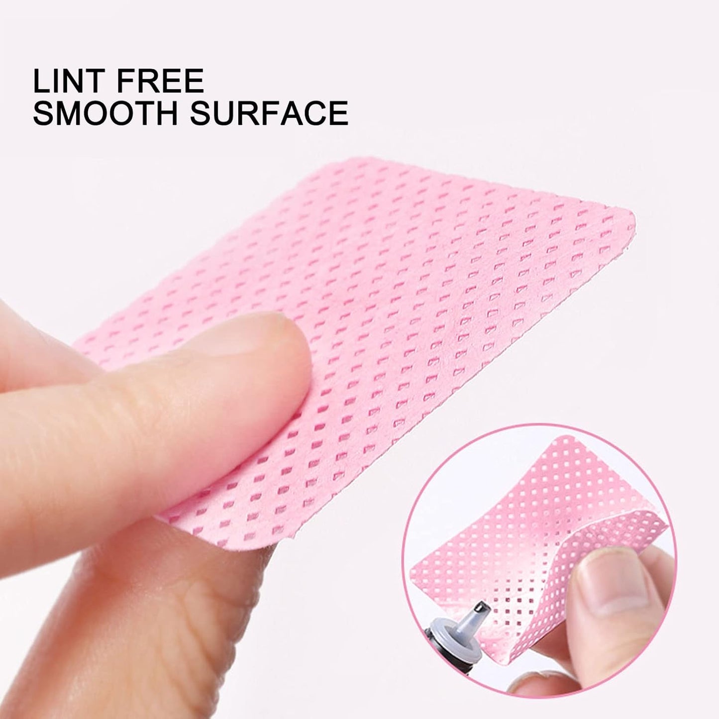 Lint for f ree Nail Wipes , 1000pcs Lash Extension Glue Wipes , Lint for f ree Wipes , Soft Nail Polish Remover Wipes , Eyelash Extension Glue washing Pad , Nail Supplies , for Lash Extension Supplies