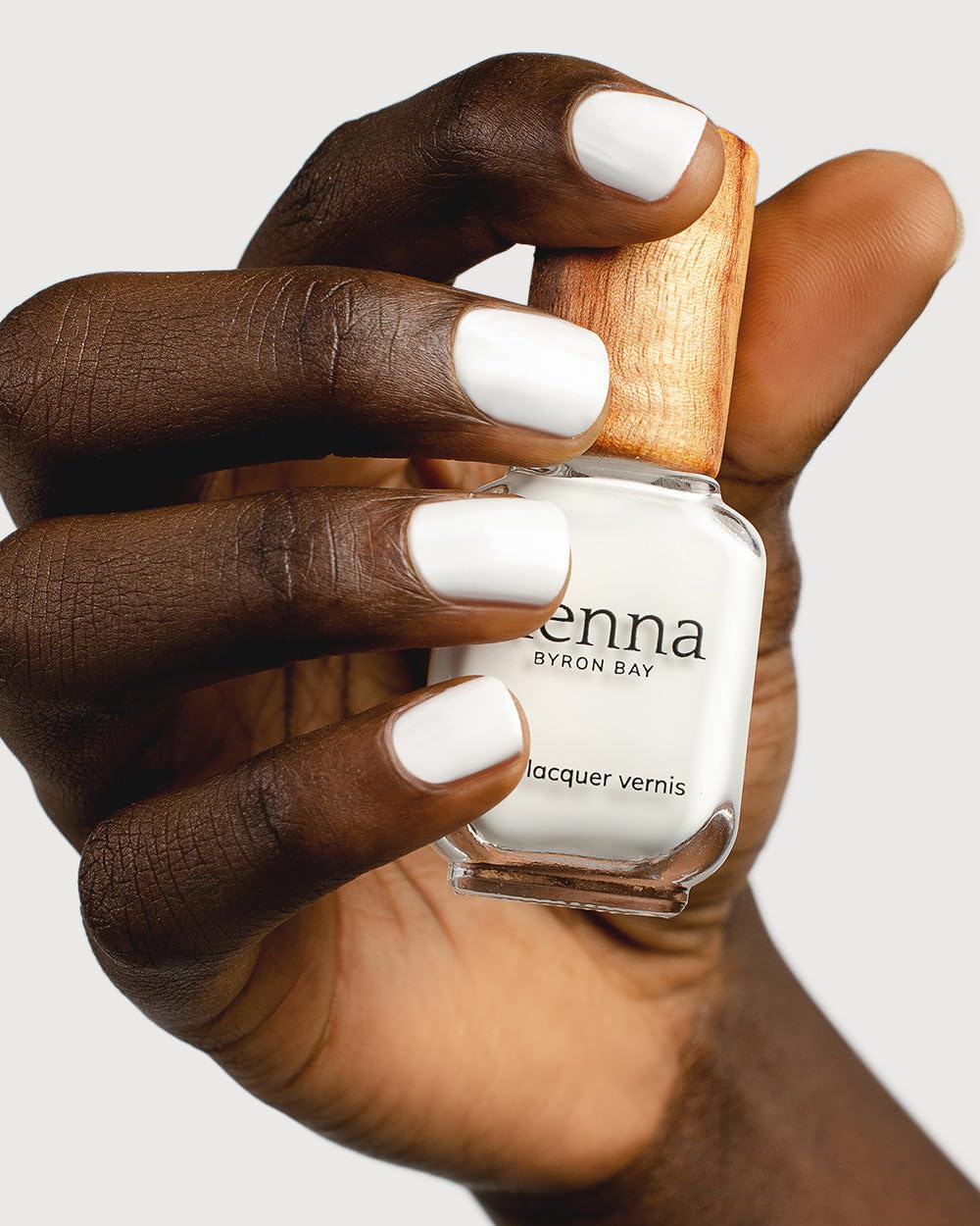 Sienna Byron Bay Winter, Snow White Nail Polish, Long-Lasting, Vegan & Cruelty-Free, 10ml – .34 fl oz.