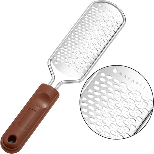 Makartt Foot File: Colossal Foot Scrubber Metal Foot Spa Pedicure Tools Callus Remover for Feet Dead Skin Care Removers Scraper Professional Rasp Callus Shaver Removal