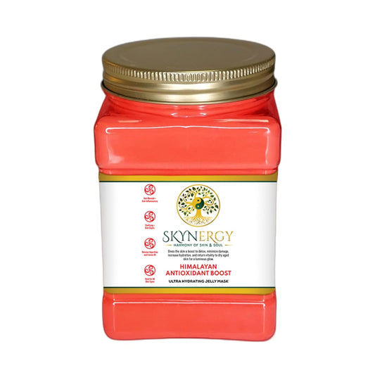 Himalayan Antioxidant Boost Jelly Mask -Professional Grade HydroGlo facials professional Peel Off Face Mask for Skin Hydration, Radiance, Reduced Fine Lines, and Pigmentation | 30 fl oz