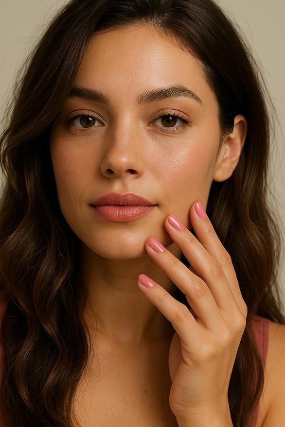 roro AHA Infused 21+ Free Nail Polish - Chip-Resistant High-Impact Nail Color Lacquer Made in the USA, Vegan/Cruelty-Free, Gluten-Free, Can’t Sit With Us, Light Bubblegum Pink, .4Fl Oz/12mL