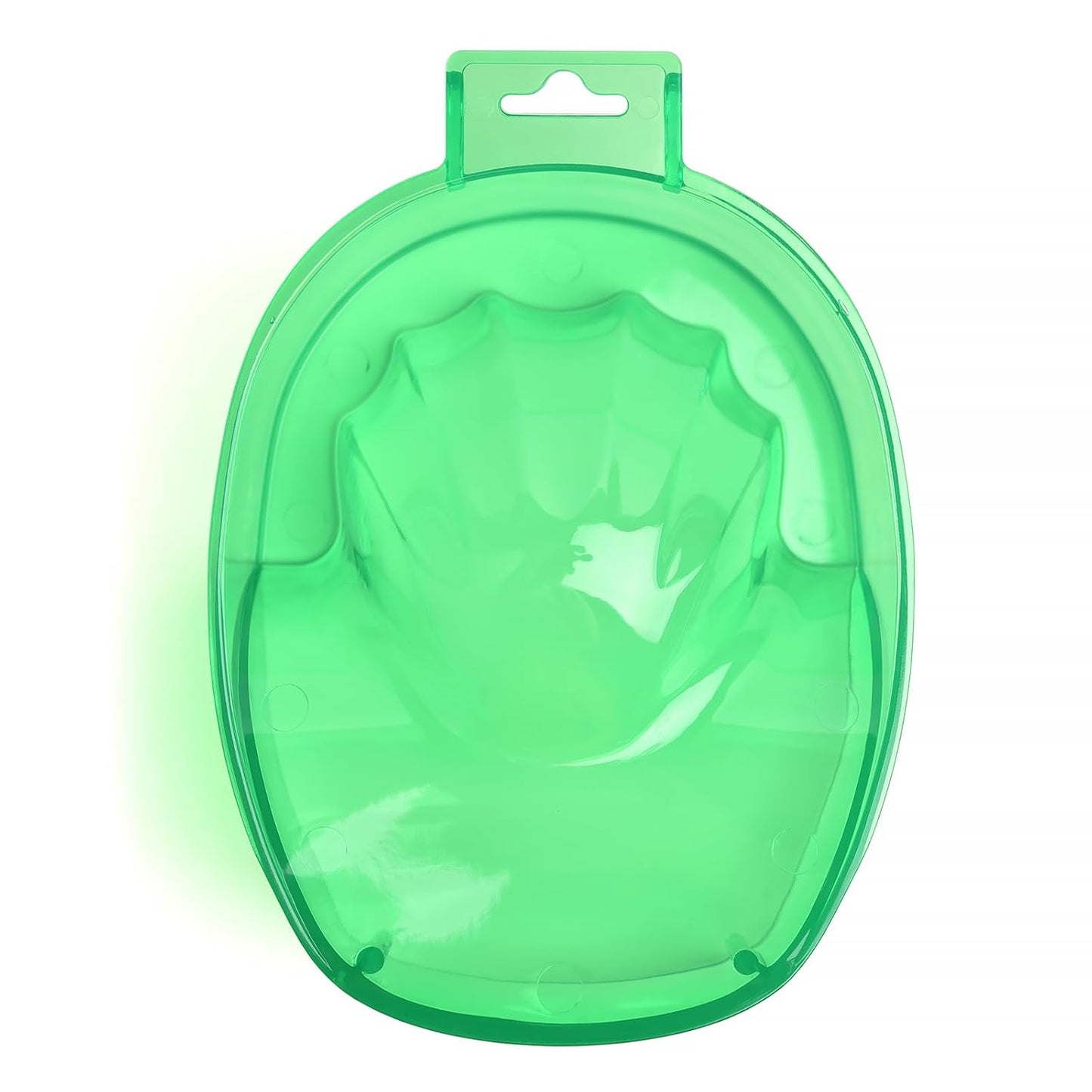 Nail Spa Soak Bowl Gel Polishing Remover Manicure Soaking Bowl Clear Acrylic Nail Soak Bowl Warm Water Bowl Hand Bowl With Handle Hand Care Tools, Green)