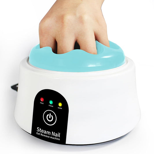 Nail Soaking Bowl, Electric Soak off Bowl Manicure Soaker for Gel Nail Polish Remover, Acrylic Nails, Dip Powder Removal, Blue