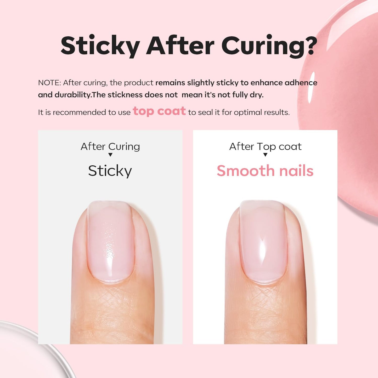 modelones Builder Nail Gel, 2 Pcs Clear and Rose Nude Pink Builder Nail Polish for Thickening Apex Building 8-in-One Rubber Color Base Polish Strengthener Extend Gel LED Lamp Cured 10 ml DIY Salon