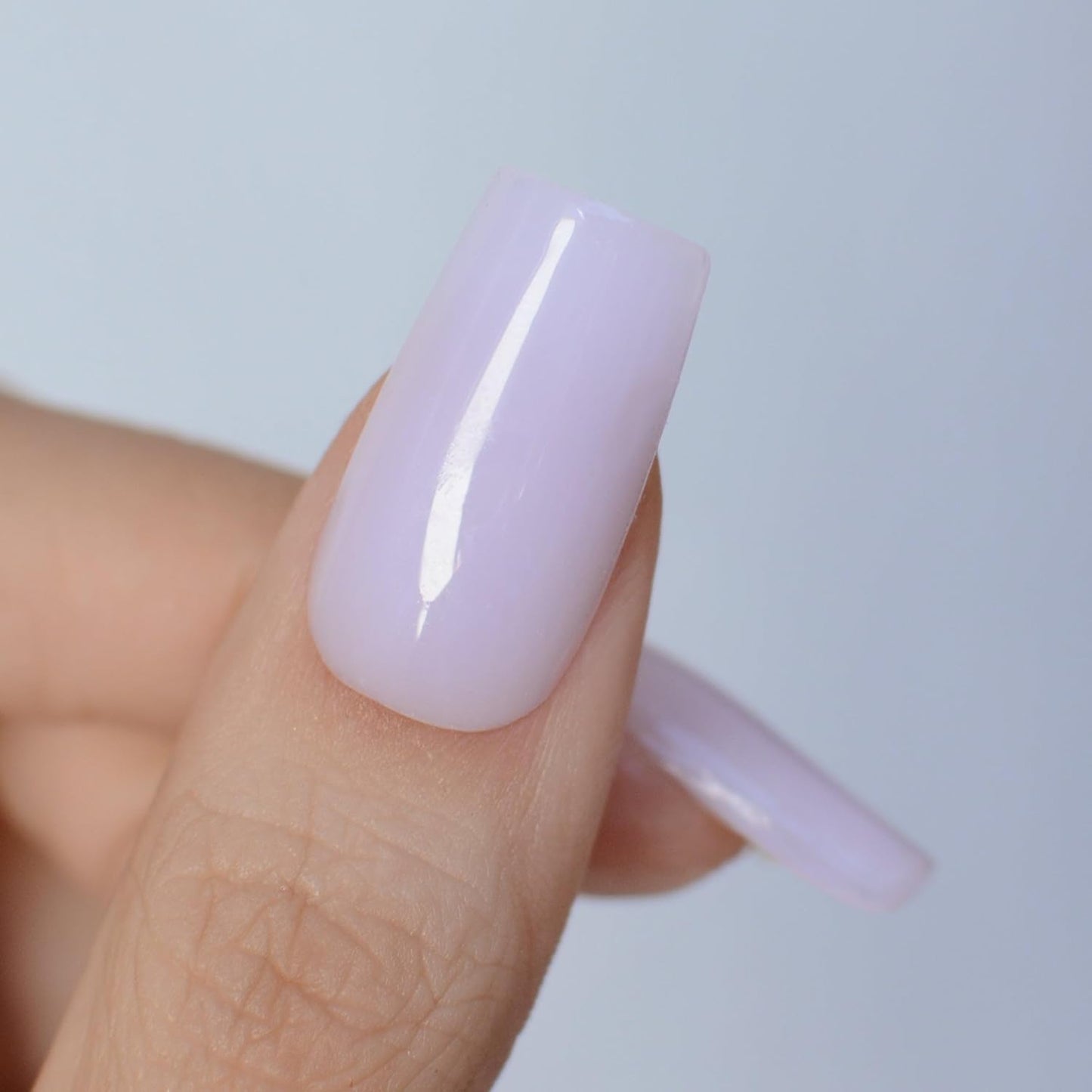 PINKMASK Easy Gel 2oz 60g-Lilac, Professional Builder Enhancement Gel-Quick Nail Extension for Beginner DIY, Nail Strengthener-Long Lasting-Salon Quality-Thickening Solution