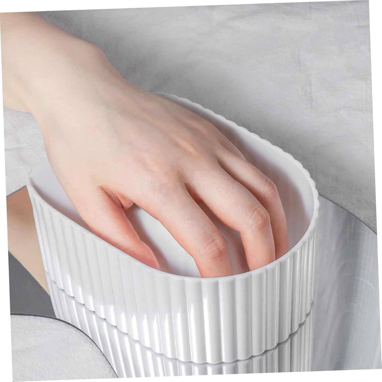 Nail Soaking Bowl Manicure Supplies Spa Nail Art Remover Hand Bowl for Home Salon