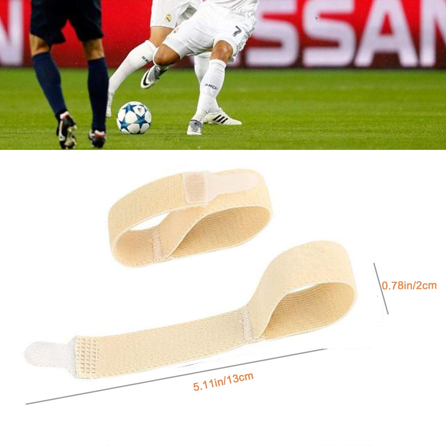6 Pieces Broken Toe Wrap, Hammer Toe, Elastic Fabric Toe Splint Toe Straightener, Toe Cushioned Bandages Finger Protectors Straightener Hammer Toe Separators