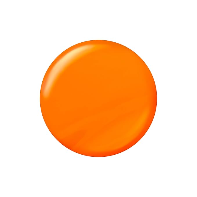 Sally Hansen Miracle Gel Salon Quality Nail Polish | Gel-Like Formula, Two-Step System, No UV Light Needed, Long Lasting | Sheer, Glittery | 386 Gelebrate | Bright Orange Nail Color