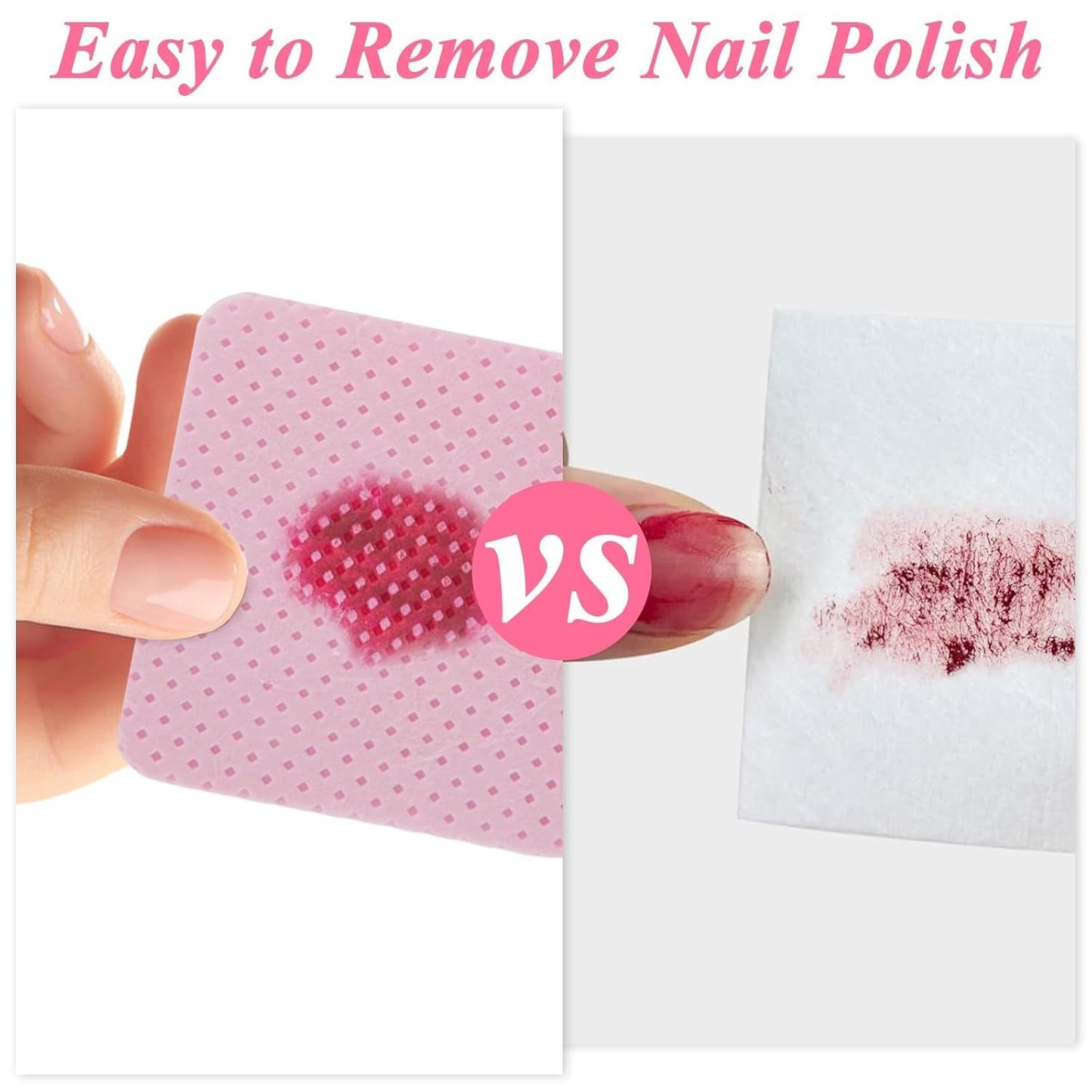 2160 Pcs Lint Free Nail Wipes with Storage Case Super Absorbent Soft Nail Wipes for Fingernail Polish Remover and Eyelash Extension Nail Care