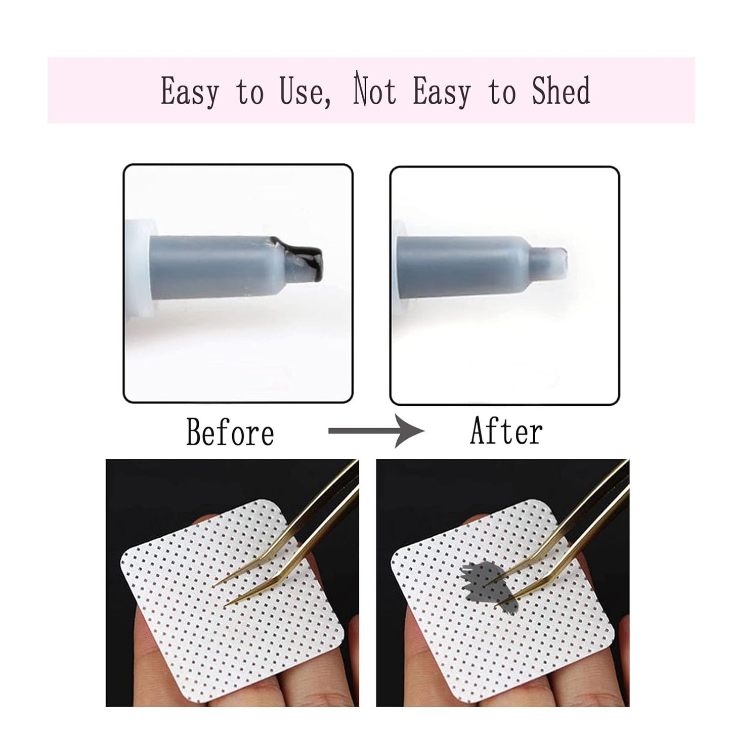 Absorbable Soft Gel Nail Polish Remover Cotton Pads - 1200 Pcs Lint-Free Non-Woven Fabric Wipes for Nails & Lash Extension Glue Cleaning