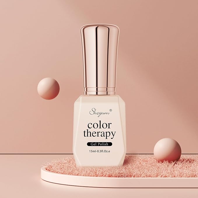 Nude Gel Polish Color 15ml Nancy Naked Skin Tone Pink Nail Gel Soak Off Uv LED Nail Lamp Gel Polish Nail Art Manicure Salon DIY Home 0.51Oz