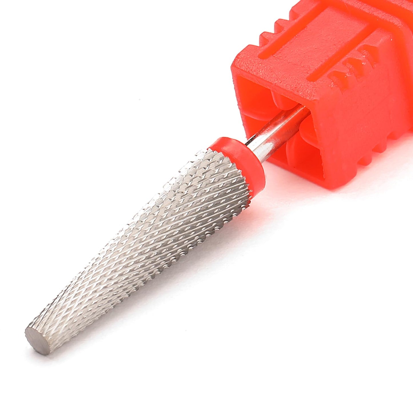 Super Long 5 in 1 Nail Drill Bits, Professional 3/32'' Carbide Tungsten Two Way Rotary Advanced Safety Bits, Fast Remove for Manicure Pedicure Cuticle Acrylic Nails (Sliver, Fine-F)