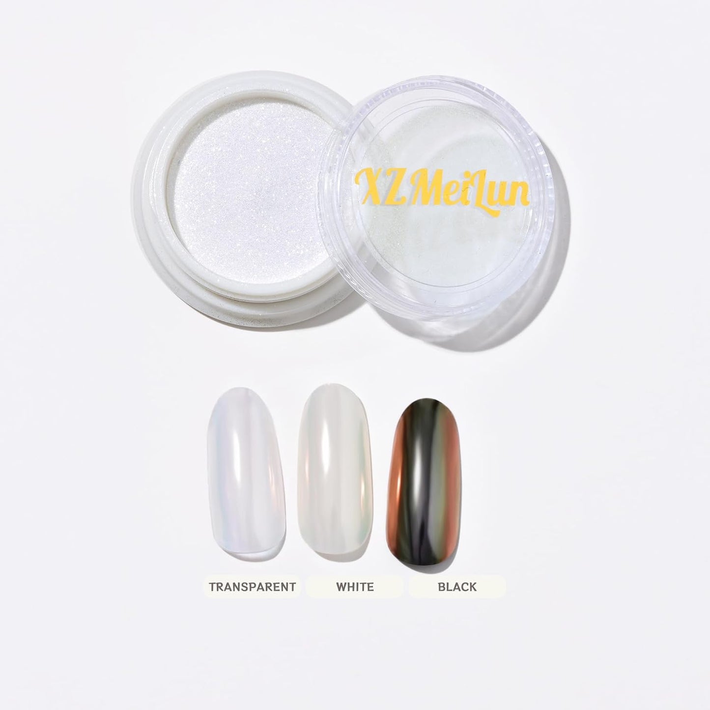 Chameleon Chrome Nail Powder, Big-Capacity0.8g Aurora Orange Turns Yellow Mermaid Aurora Powder Pigment Pearlescent Nail Art Glitter Decoration, Can mixed With Builder Gel Nail Polish For Use