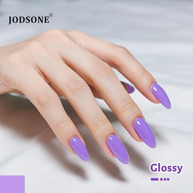 JODSONE Purple Gel Nail Polish 10ml Gel Polish Rich Purple Nail Color Professional Finish Long-Lasting Chip-Resistant Easy Application Low Odor Need U V Lamp Curing