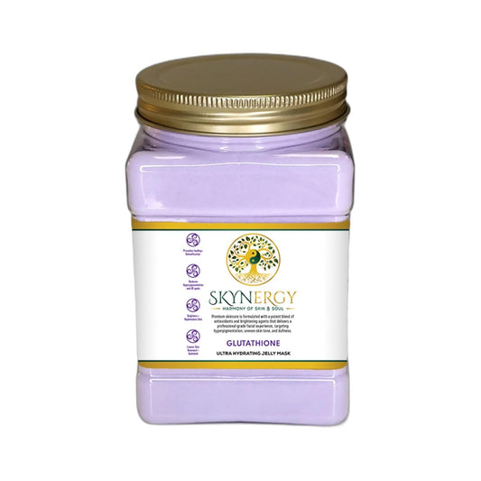 Glutathione Jelly Masks -Professional Grade HydroGlo Peel Off Face Mask, Radiance, Reduced Wrinkles, Fine Lines, Inflammation & Pigmentation Vajafacial Jelly Mask | 12 Applications (30 fl oz)