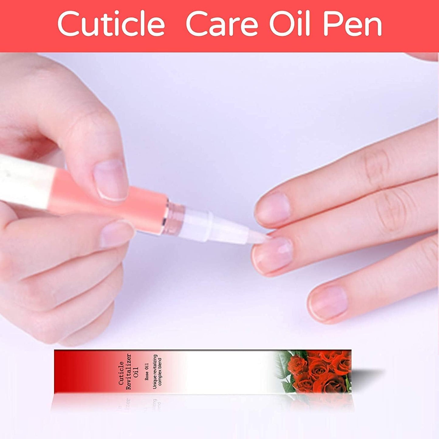 AIJIMEI Cuticle Oil Pens 8pcs Cuticle Oil Nail Oil Cuticle Nail Nutrition Oil Cuticle Oil Pen for Nails Moist Nail Repair Nail Care Essential Oil Moist