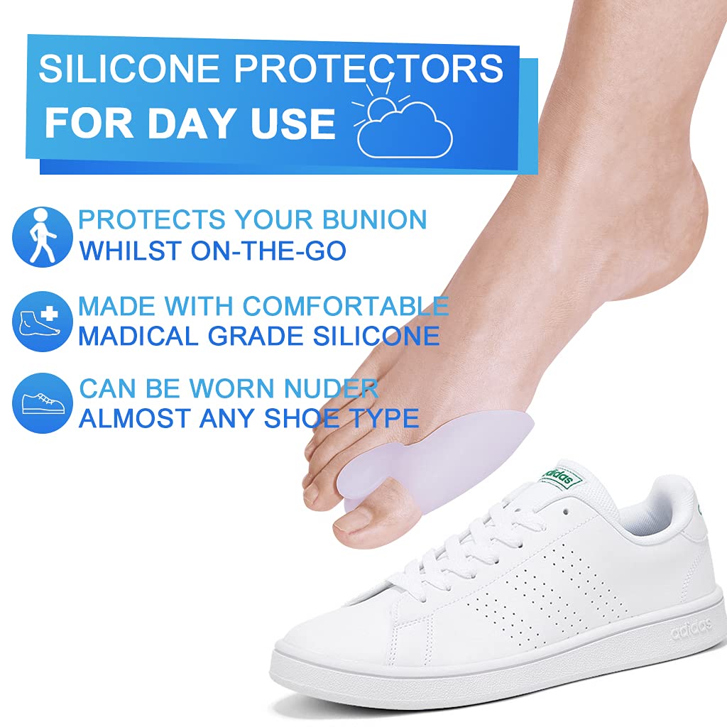 Toe Corrector Separators Bunion Splint 【2025 Updated】 Hallux Valgus Big Toes Corrector Set Bunion Brace Exercise Strap Orthopedic Kit Foot Pain Relief