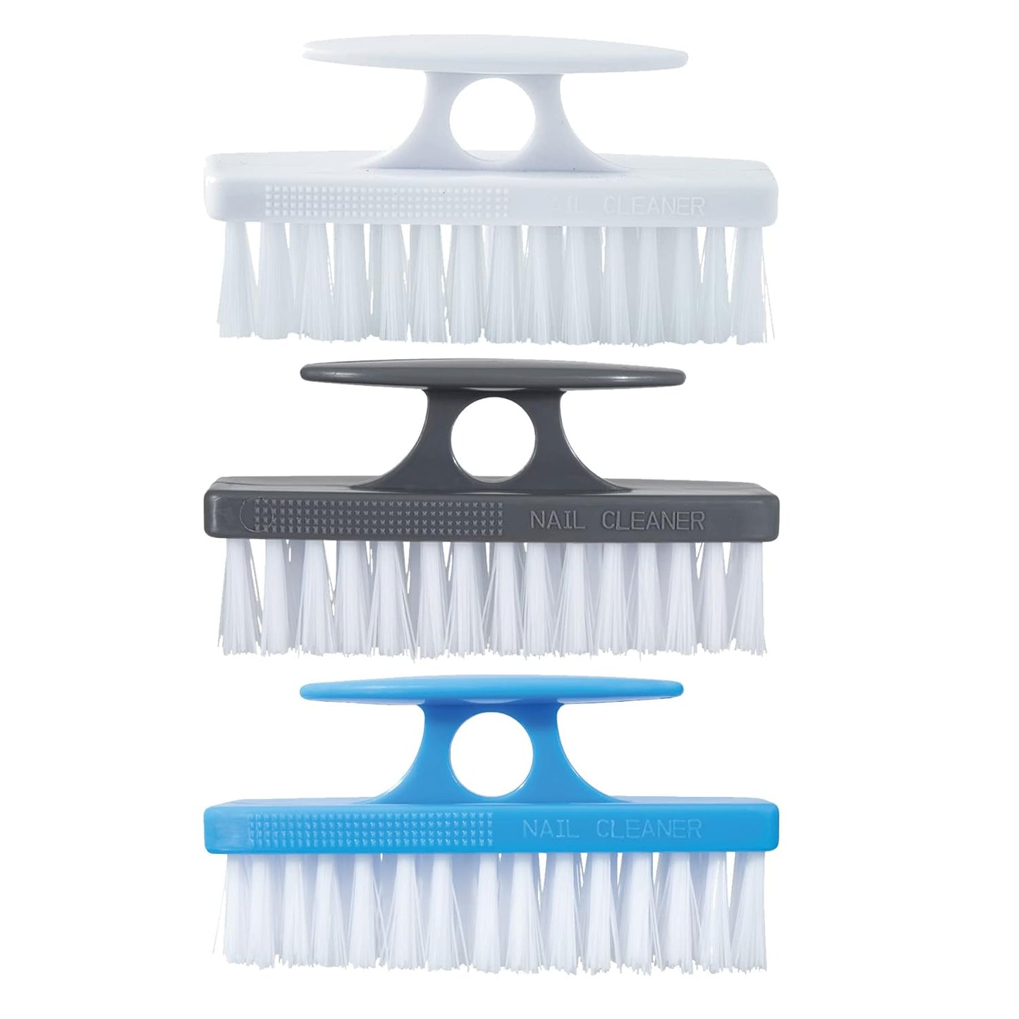 Nail Brush for Cleaning Fingernails, Nail Scrubber Brush, Toe Foot Hands Fingernail Brush Cleaner- Small Scrub Brush- All-Purpose Stiff Cleaning Brush for Home, Kitchen, Work, 3 Pack - Superio
