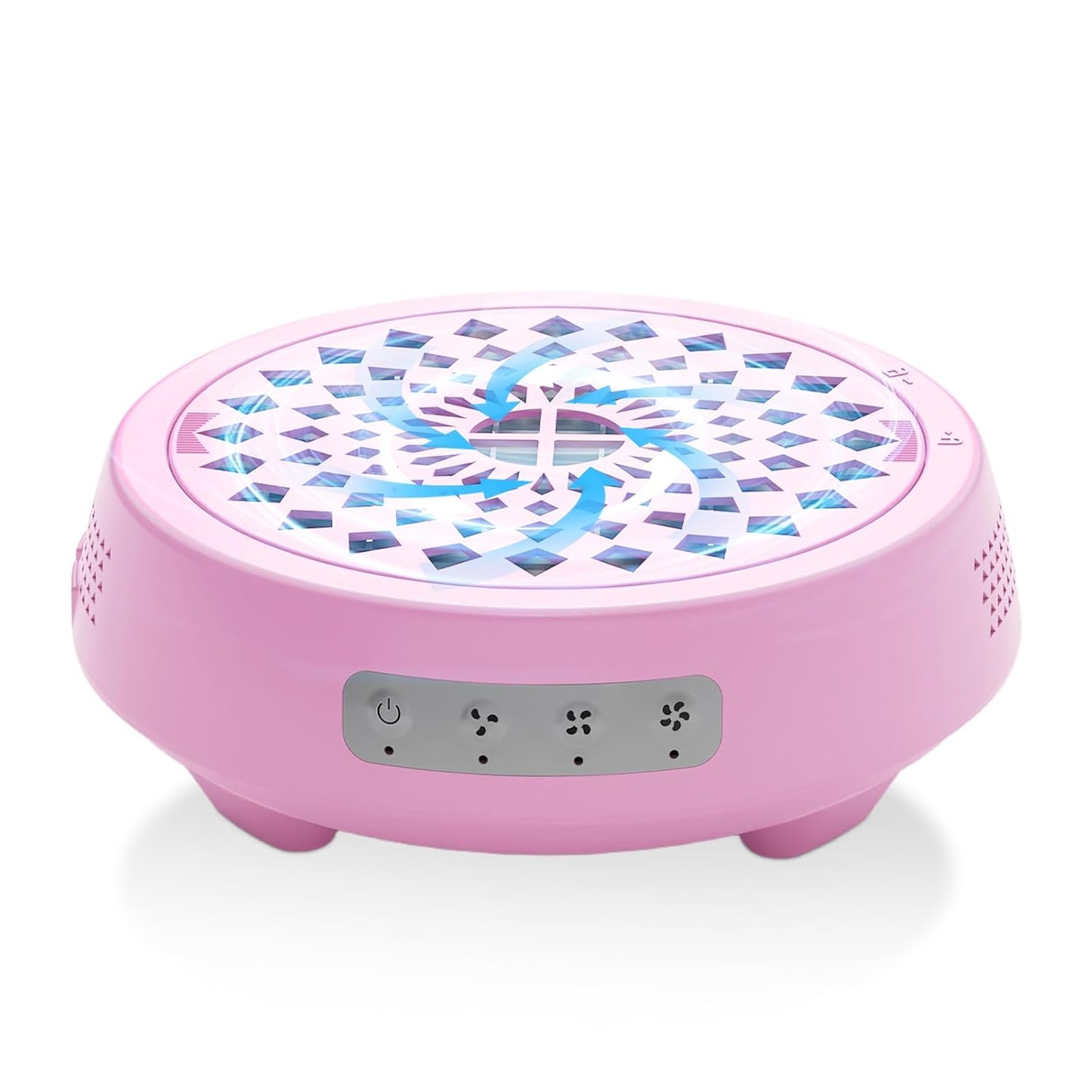 Professional Nail Dust Collector, Quiet Nail Vacuum Cleaner Machine with Reusable Filter, Powerful Suction Nail Tech Dust Fan for Acrylic Gel Nails Art Polishing, Manicure Pedicure Salon Home, Pink
