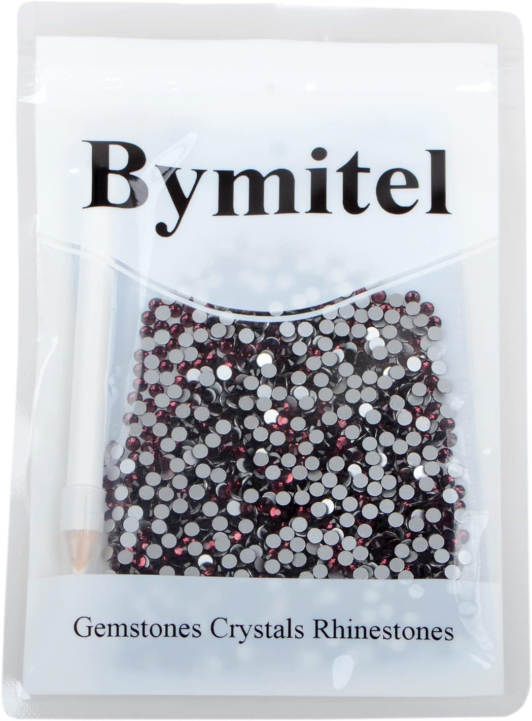 1440PCS Art Nail Rhinestones Non Hotfix Glue Fix Round Crystals Glass Flatback for DIY Jewelry Making with one Picking Pen (ss12 1440pcs, Amethyst)