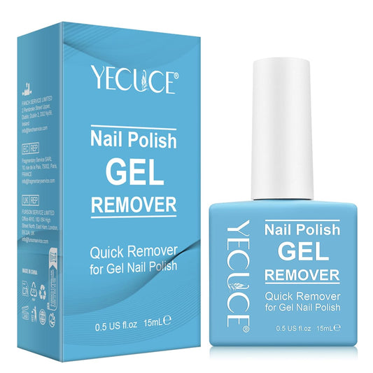 Gel Nail Polish Remover, Nail Polish Remover Gel Polish Remover for 2-3 Minutes Quick & Easy Remove No Need for Foil, Soaking or Wrapping