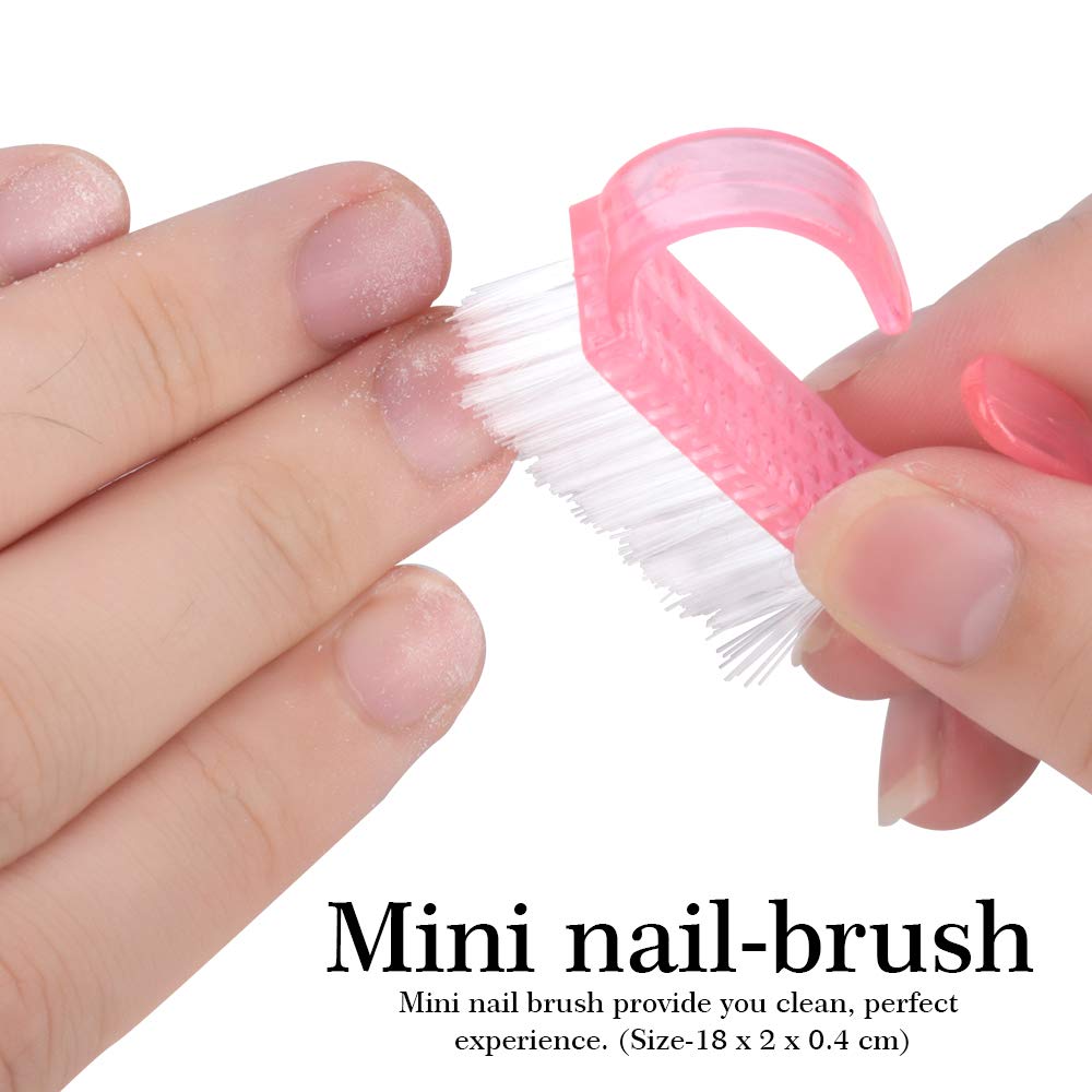 3pcs Double Sided Rectangular Nail File and Buffer, Buffer Block Sponge Polished, Nail Brush, Come with Cuticle Nipper and Pusher, Perfect Manicure Tool Kit for Shiny Nail