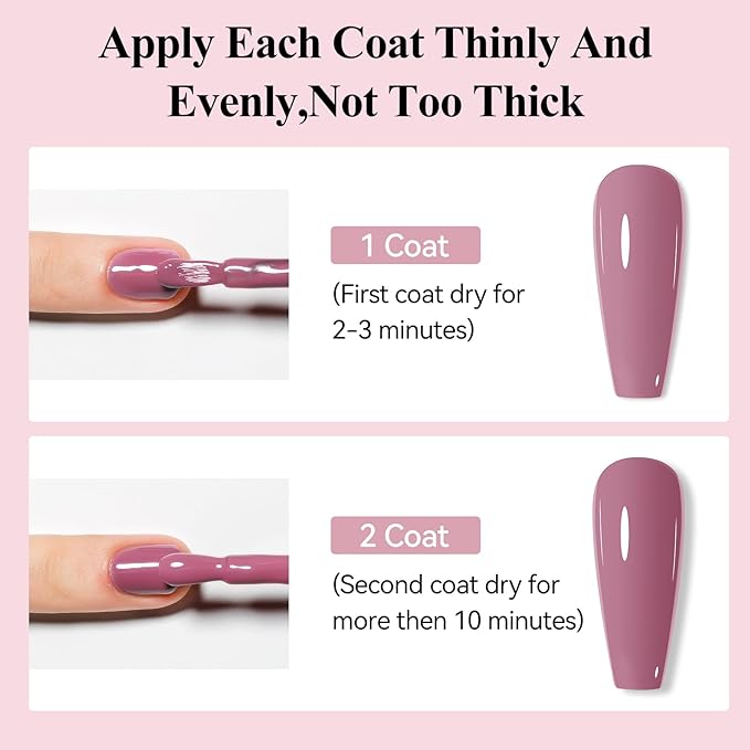 Quick Dry Nail Polish, Nail Lacquer Non-Gel Nail Art Polish for Fall and Winter, Air Fast Drying Nail Pigment High Coverage Fingernail Concealer Polish, 1PC 12ML Long Last