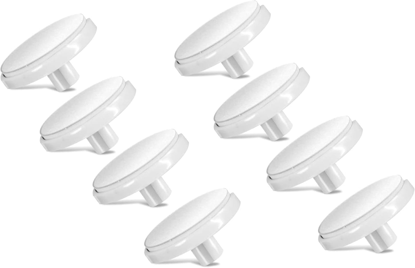 Replacement Discs for Bellasonic 4-in-1 Rechargeable Electric Nail File Set with Unique Oscillating Head – 8 Shining Discs – White