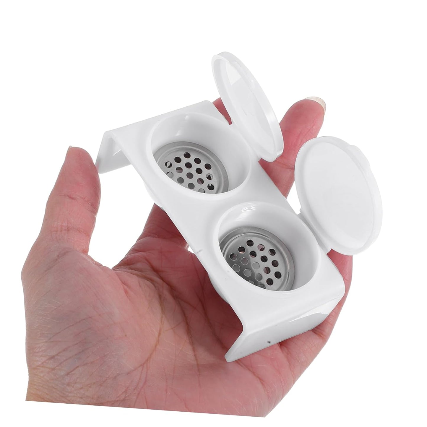 Nail Art Bowl Soaking Dish Double Cup Acrylic Nails Dappen Dish Lid Manicure Brush Cup