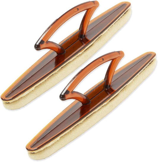 SuperNail Winning Nails 7" Chamois Nail Buffer – High-Shine Nail Polishing for Natural Nails, 2 Pack