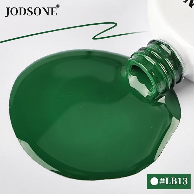 JODSONE 10ml Art Gel Liner Dark Green Gel Nail Polish Need U V Lamp Cured Gift for Girls at Home Salon Design