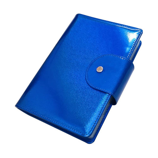 50 Slot Image Stamper Plate Collection - Nail Art Stamp Plates & Cases - Large Sizes 6.0x12.0cm & 9.5x14.5cm - Dark Blue