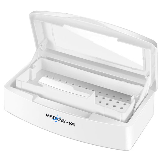 Plastic Sterilizing Tray,sterilization box,nail art tool sterilizer tray, Sterilizer Tray Box Nail Art Salon Sterilizing Too（white）