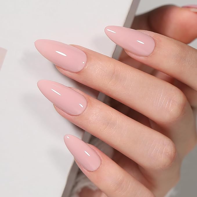 Nude Pink Gel Nail Polish 15ml Natural Neutral Gel Polish Color Soak Off U V LED Nail Lamp Gel Polish Nail Art Gel 0.51Oz Gift for Women