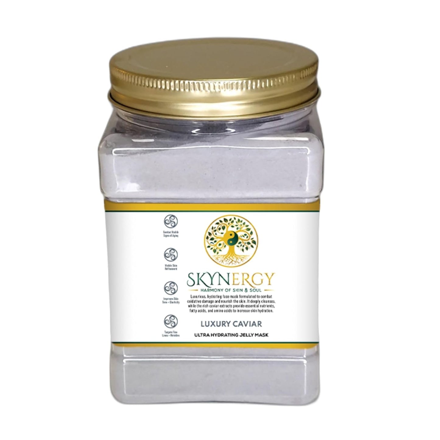 Luxury Caviar Jelly Mask - Professional Grade HydroGlo Jelly face Masks for Peel Off Face Mask, Radiance,Reduced Fine Lines & Pigmentation Vajafacial Jelly Mask | 12 Applications (30 fl oz)